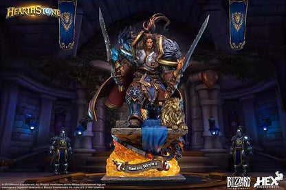Blizzard Studio - Licensed Hearthstone Varian Wrynn Collector's Statue | 版权 炉石传说 瓦里安 乌瑞恩典藏雕像 - Image 4