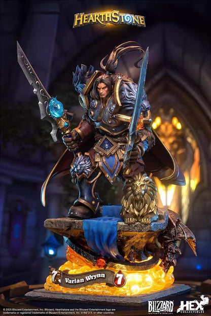 Blizzard Studio - Licensed Hearthstone Varian Wrynn Collector's Statue | 版权 炉石传说 瓦里安 乌瑞恩典藏雕像 - Image 8