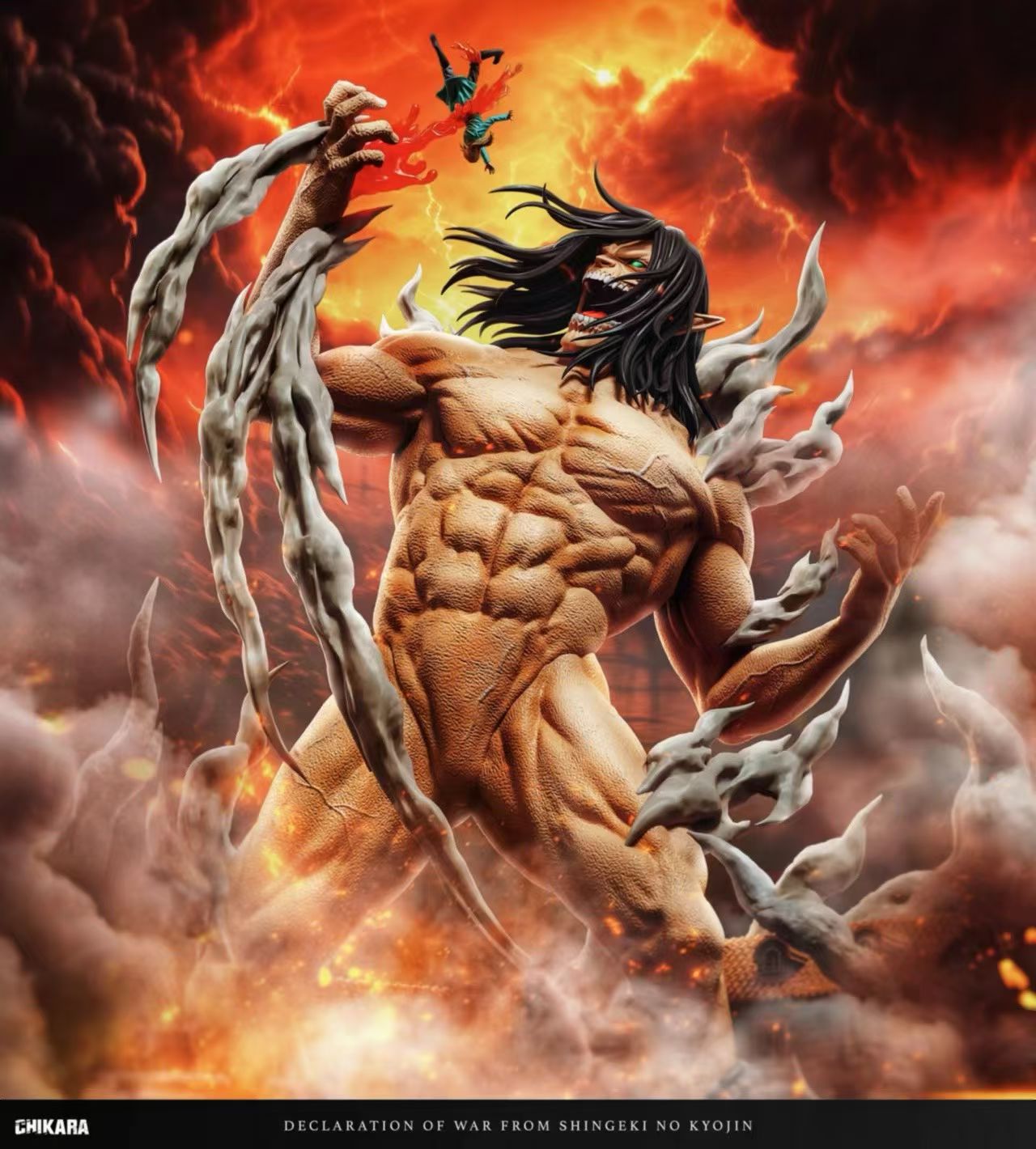 CHIKARA STUDIO - Attack on Titan Eren Jaeger Declaration of War | 进击的巨人 爱伦耶格尔 宣战 - Image 5