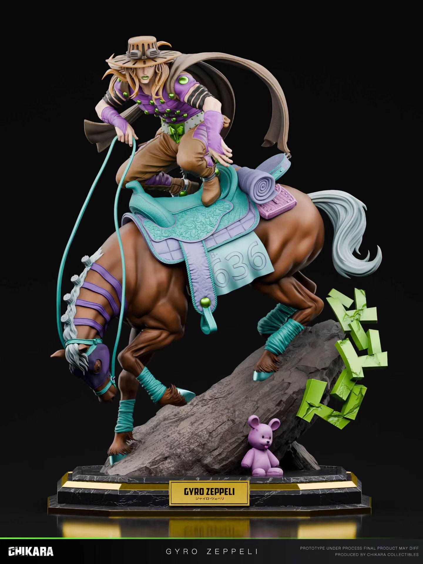 CHIKARA STUDIO - JoJo's Bizarre Adventure Part 7 Steel Ball Run Gyro Zeppeli | JOJO的奇妙冒险 第七部 飙马野郎 杰洛齐贝林 - Image 4