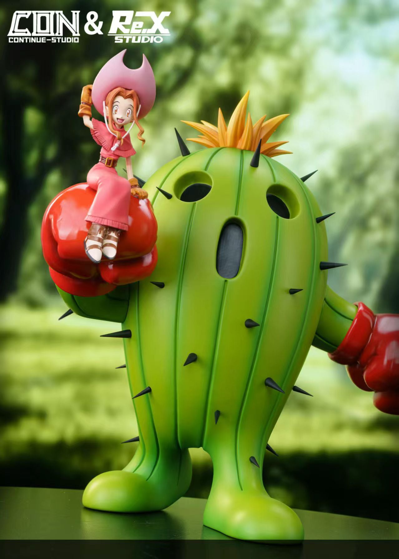 CONTINUE & RE.X STUDIO - Digimon Adventure Cactusmon and Mimi | 数码宝贝大冒险 仙人掌兽与美美 - Image 6