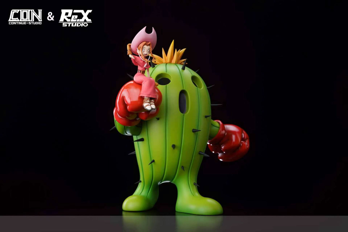 CONTINUE & RE.X STUDIO - Digimon Adventure Cactusmon and Mimi | 数码宝贝大冒险 仙人掌兽与美美 - Image 3