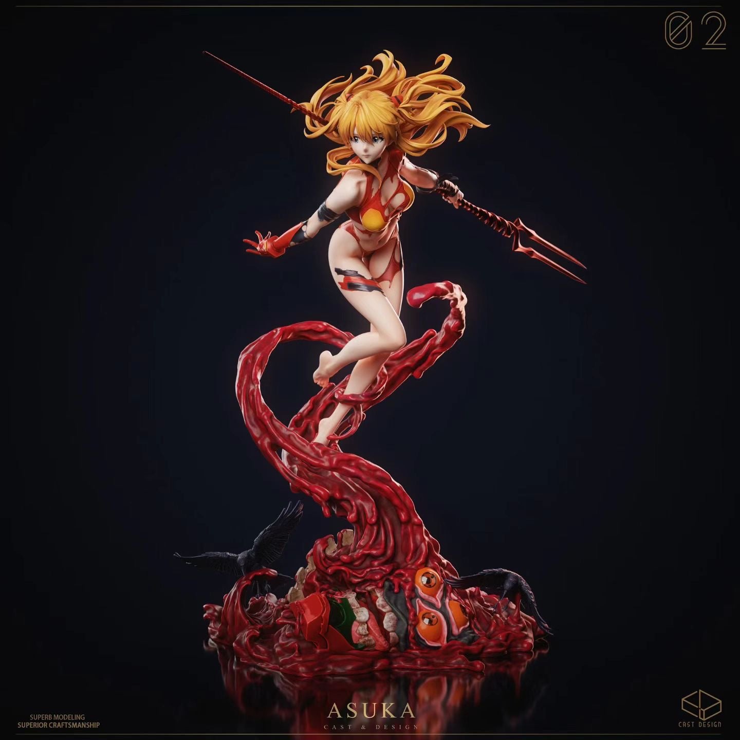 Cast Design Studio - Grand Master No.10 Red Warrior Asuka | 至臻大师No.10 赤色战姬 明日香 - Image 8