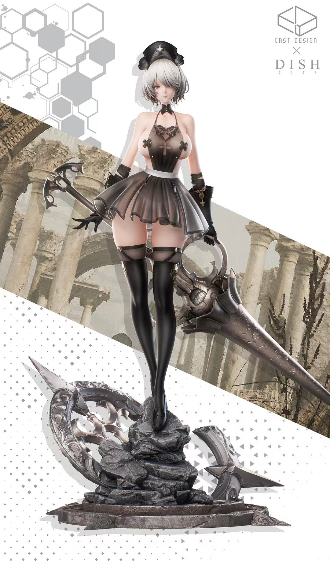 Cast Design X Dish - Nier Automata YoRHa No.2 Type B Ultimate Master | 尼尔 机械纪元 尤尔哈二号教官 至臻大师 - Image 2
