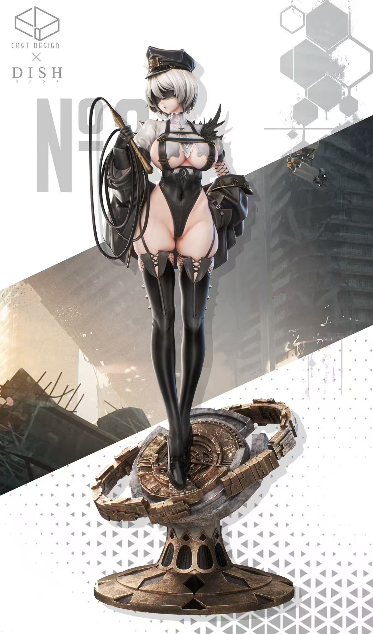 Cast Design x DISH Original Design Series Masterpiece No.6 YoRHa Instructor (with No.7 as a duo) - Image 6