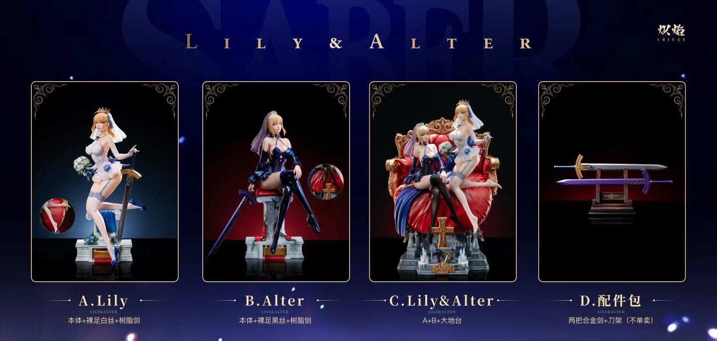 Chi Yan Studio - Fate Series Lily and Alter My King Bride | Fate系列 花嫁Lily&Alter 吾王 - Image 4