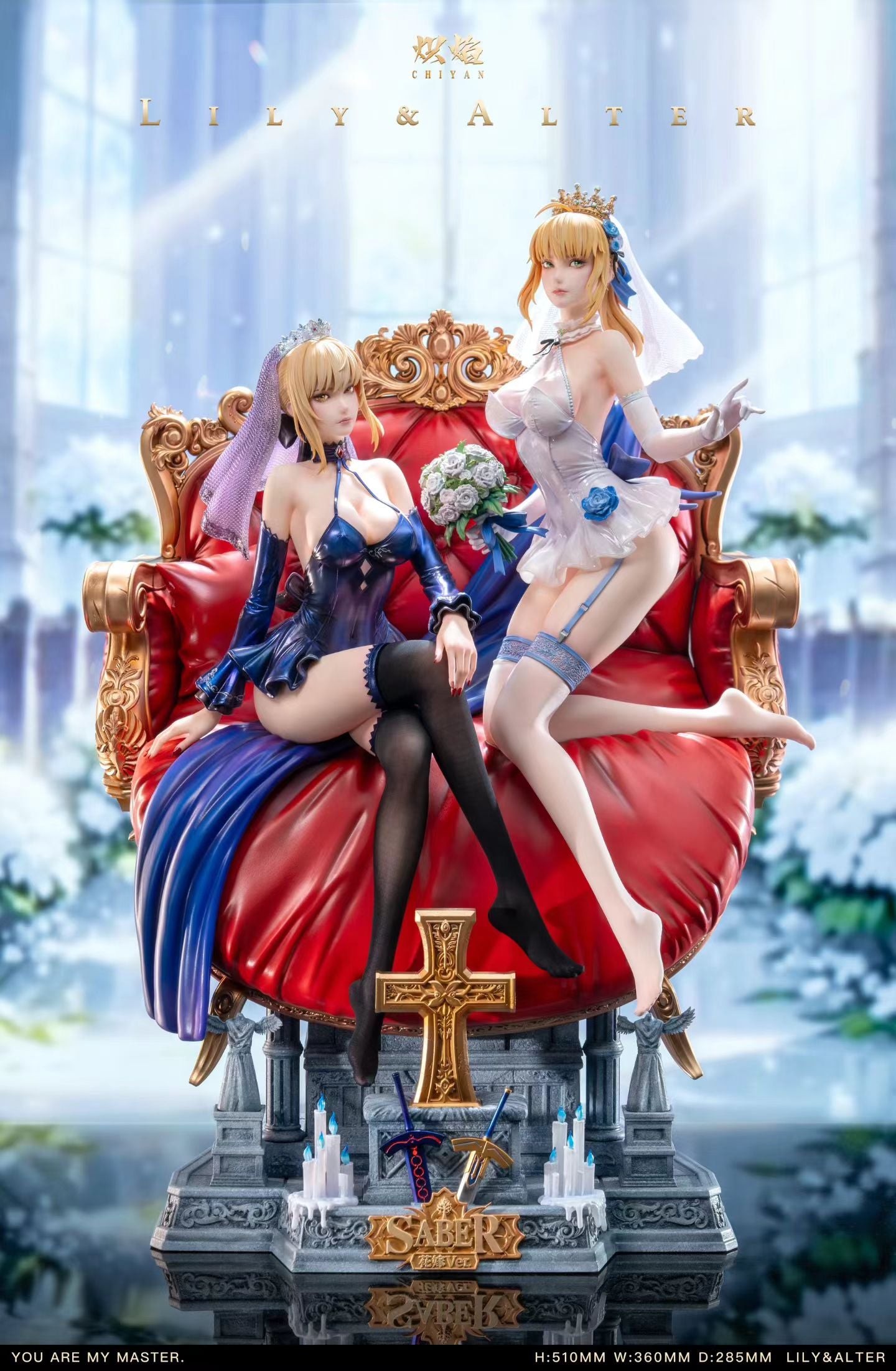 Chi Yan Studio - Fate Series Lily and Alter My King Bride | Fate系列 花嫁Lily&Alter 吾王 - Image 3