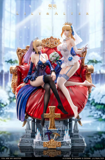Chi Yan Studio - Fate Series Lily and Alter My King Bride | Fate系列 花嫁Lily&Alter 吾王 - Image 3