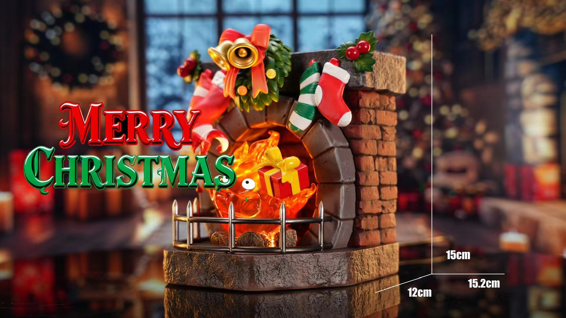 龙喵工作室 - Christmas Calcifer | 圣诞卡西法 - Image 4