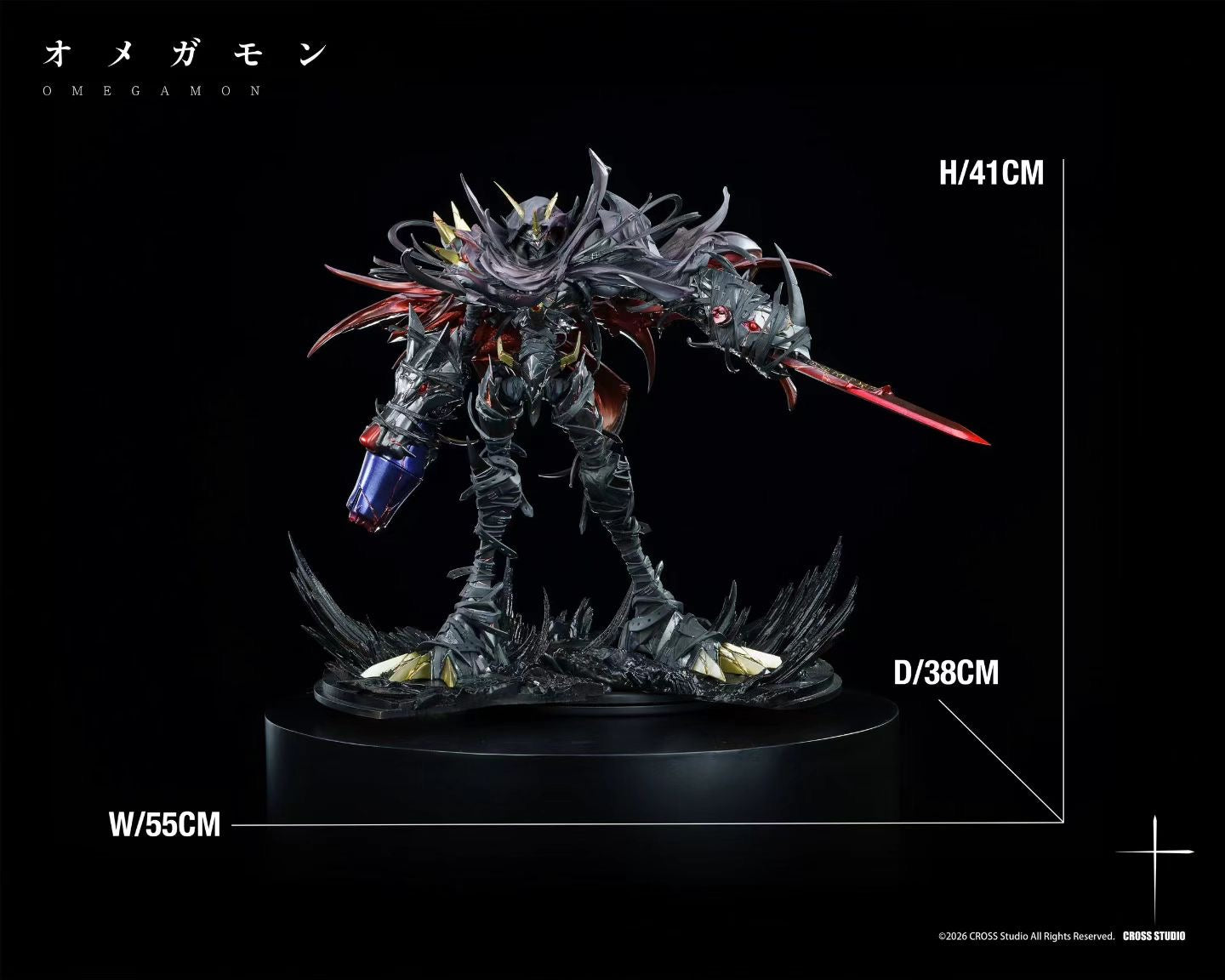 Cross Studio - Digimon Omegamon Zwart Defeat | 数码宝贝 奥米加兽兹瓦特 DEFEAT - Image 7