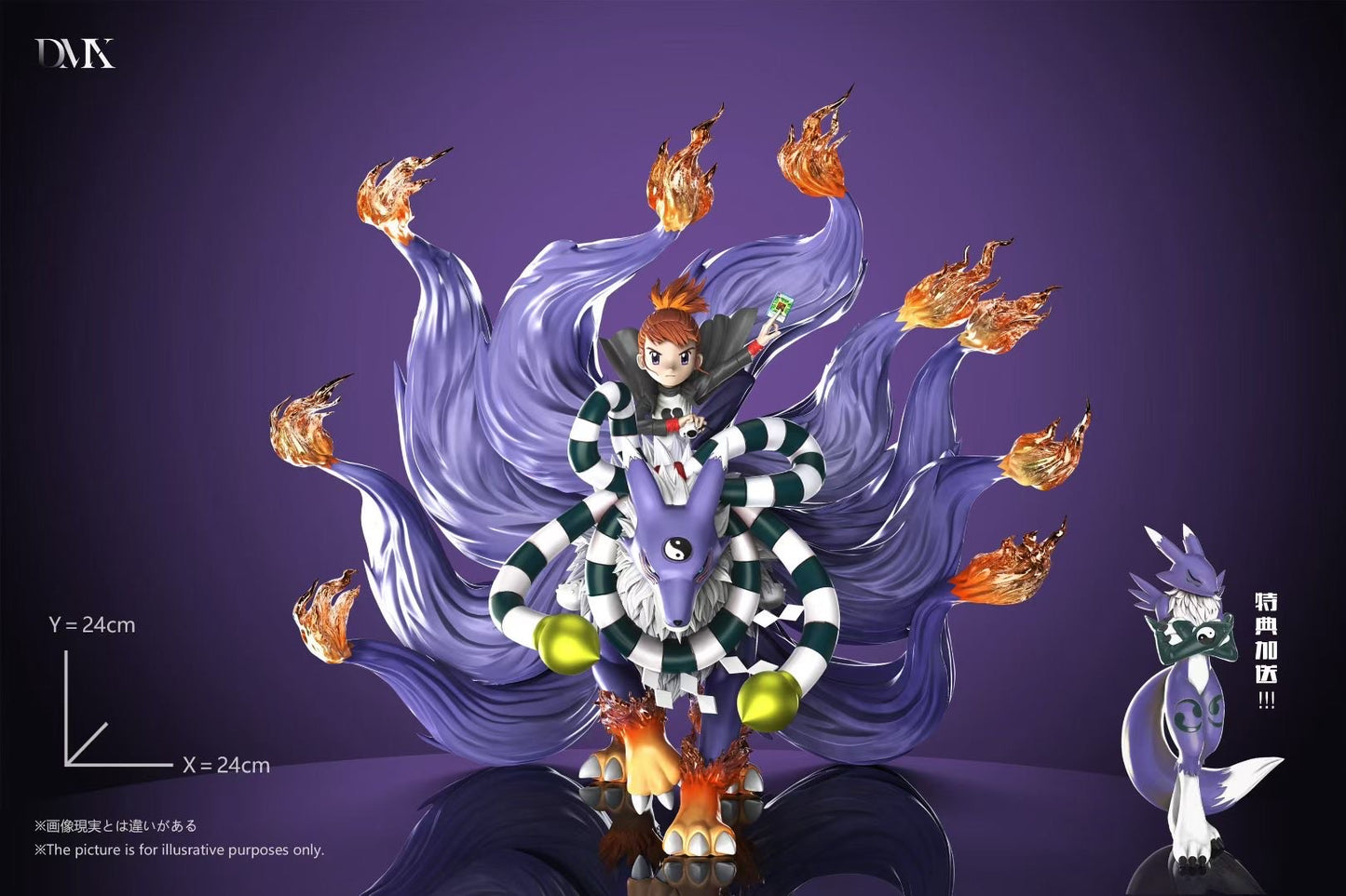 DMX STUDIO Digimon Tamers Kyubimon & Ruki & Renamon Three-Piece Set - Image 8