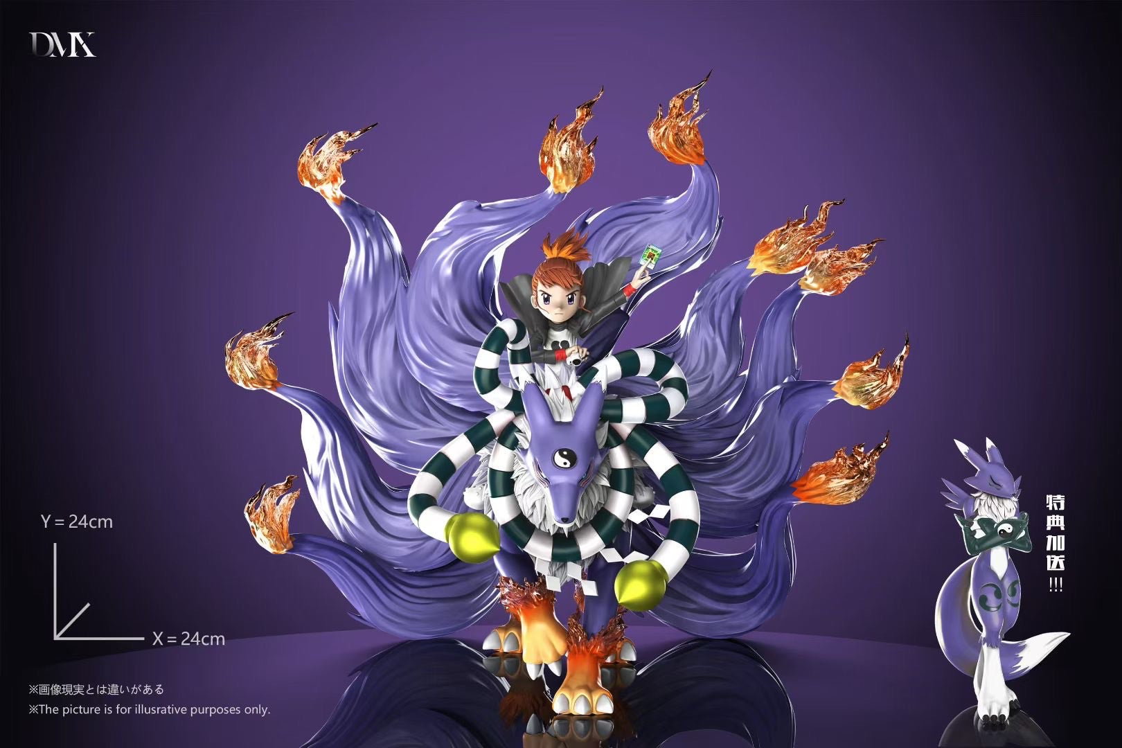 DMX STUDIO Digimon Tamers Kyubimon & Ruki & Renamon Three-Piece Set - Image 8