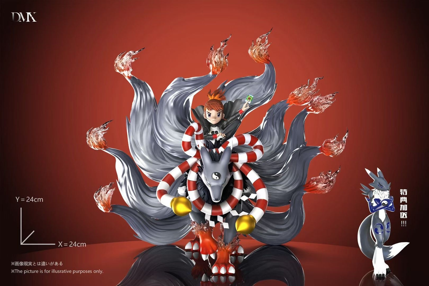DMX STUDIO Digimon Tamers Kyubimon & Ruki & Renamon Three-Piece Set - Image 6