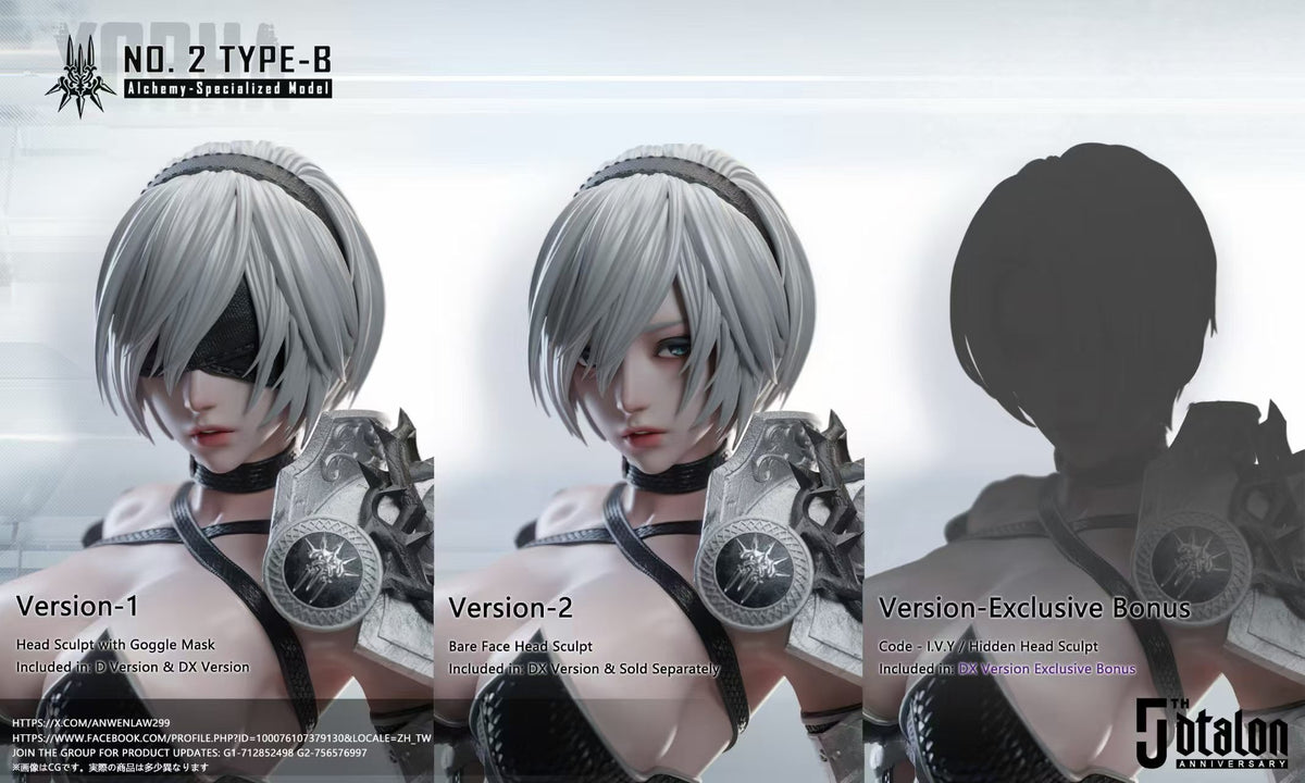 Dtalon Studio - NieR: Automata YoRHa No.2 Type B Alchemy Special Equipment | 尼尔：机械纪元 寄叶2号B型 炼金特化装备 - Image 6