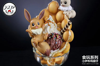 Eevee Bubble Waffle Dessert Cup (KF Toy Food Series Vol. 3) - Image 1