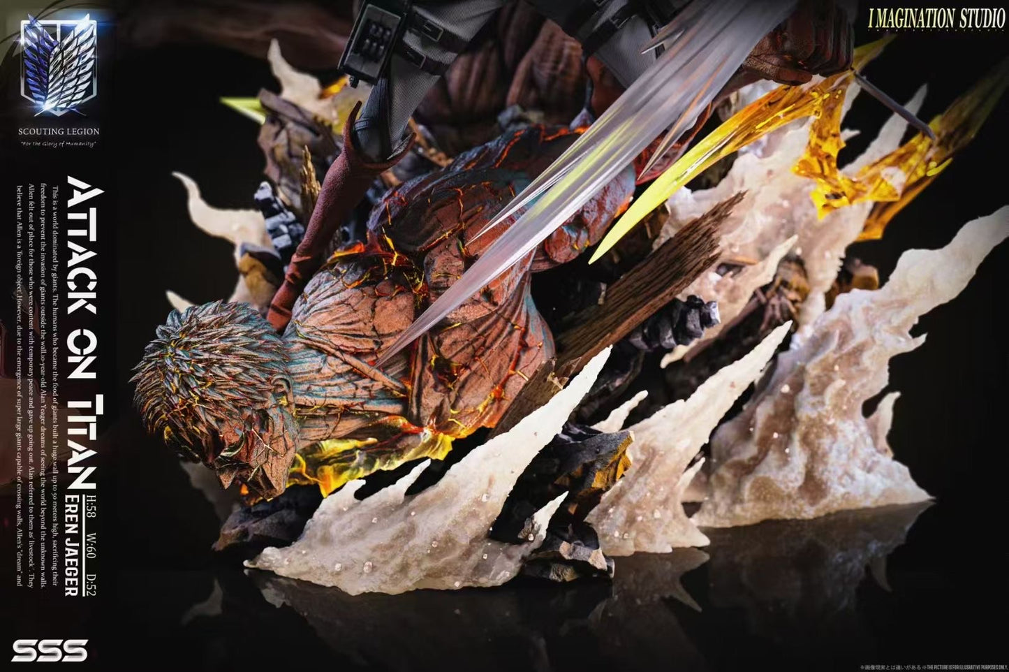 Eren Yeager Statue - Image 3