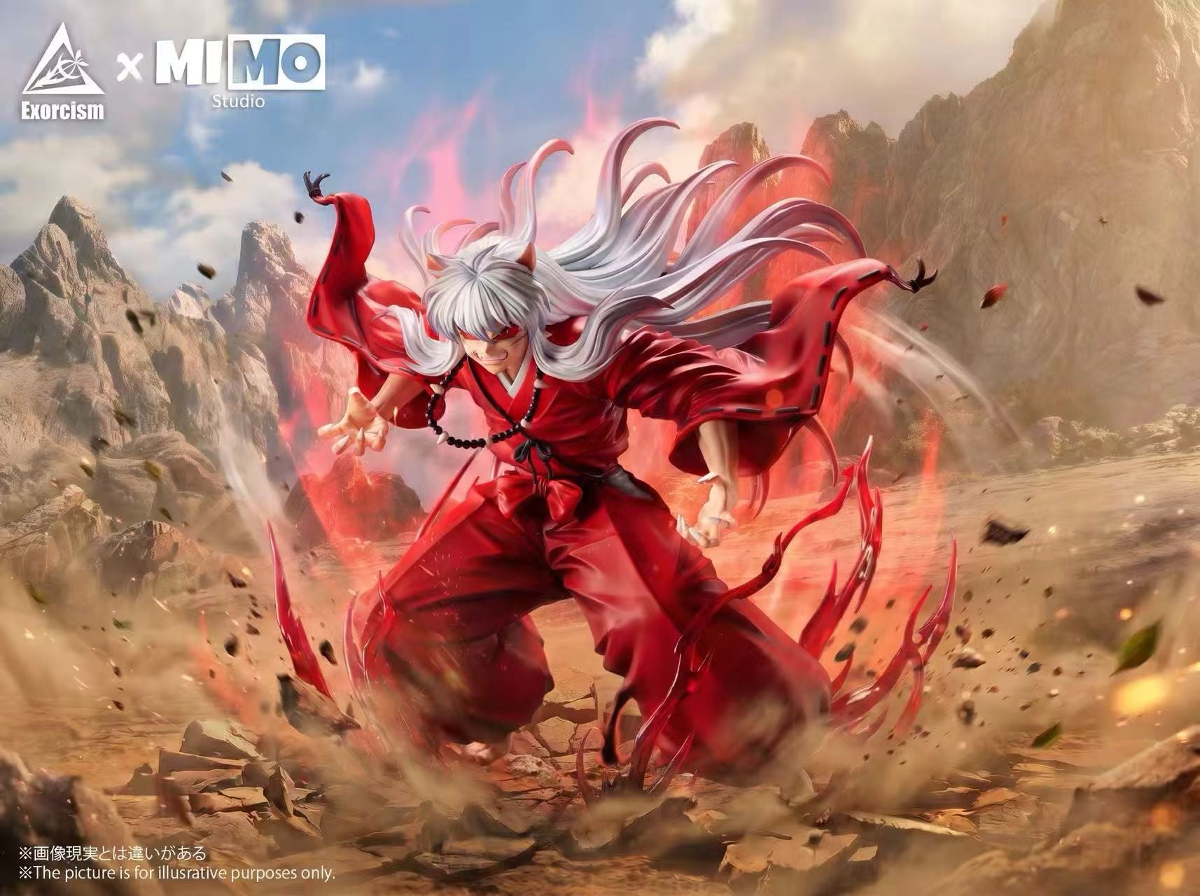 Exorcism Studio 破魔工作室 x MIMO Studio - Inuyasha Demon Form | 妖化犬夜叉 - Image 2