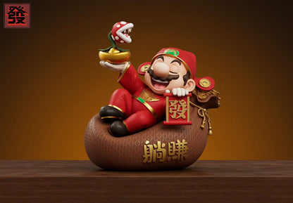 FA Studio - Super Mario Lying Earn Lucky Bag Ornament | 超级马里奥 躺赚福袋摆件 - Image 3