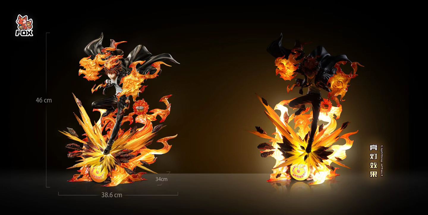 FOX STUDIO - Katekyo Hitman Reborn Tsunayoshi Sawada Sky Flame | 家庭教师 沢田纲吉 大空之炎 - Image 2