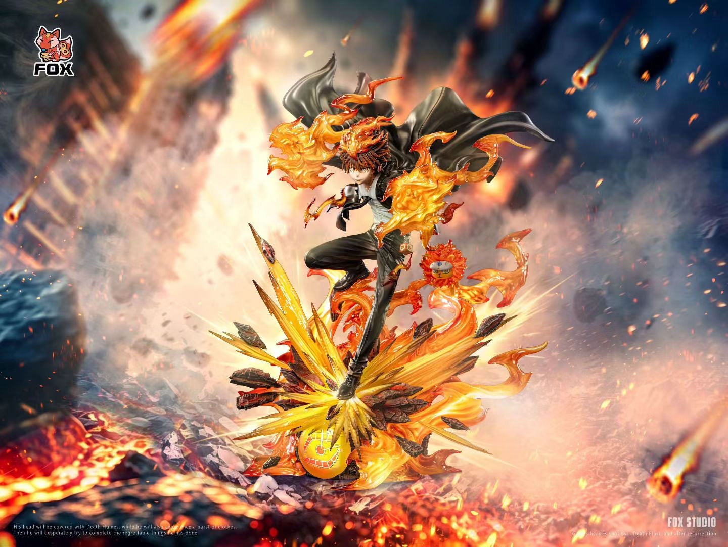 FOX STUDIO - Katekyo Hitman Reborn Tsunayoshi Sawada Sky Flame | 家庭教师 沢田纲吉 大空之炎 - Image 4