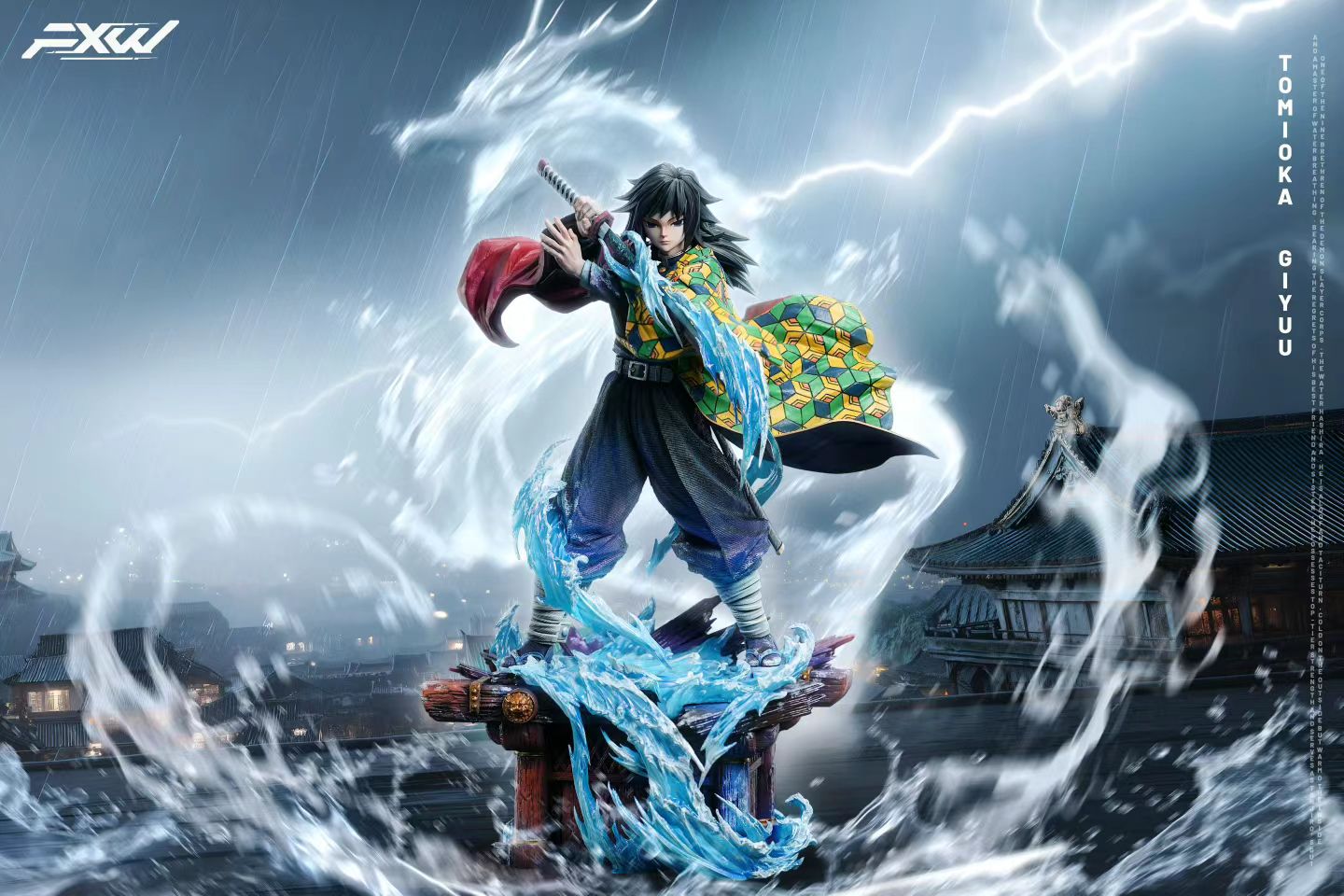 FXW Studio - Demon Slayer Giyu Tomioka Water Hashira | 鬼灭之刃 富冈义勇 水柱 - Image 6