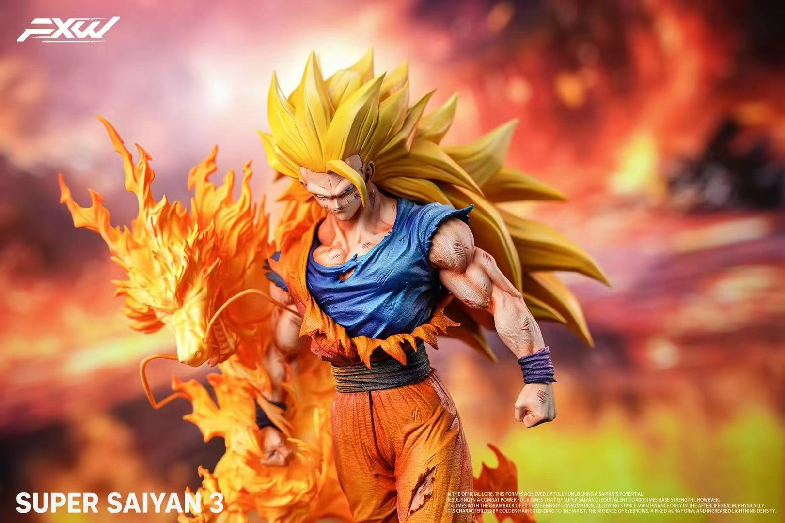 FXW Studio - Dragon Ball Son Goku Dragon Fist Explosion | 龙珠 孙悟空 龙拳爆发 - Image 1