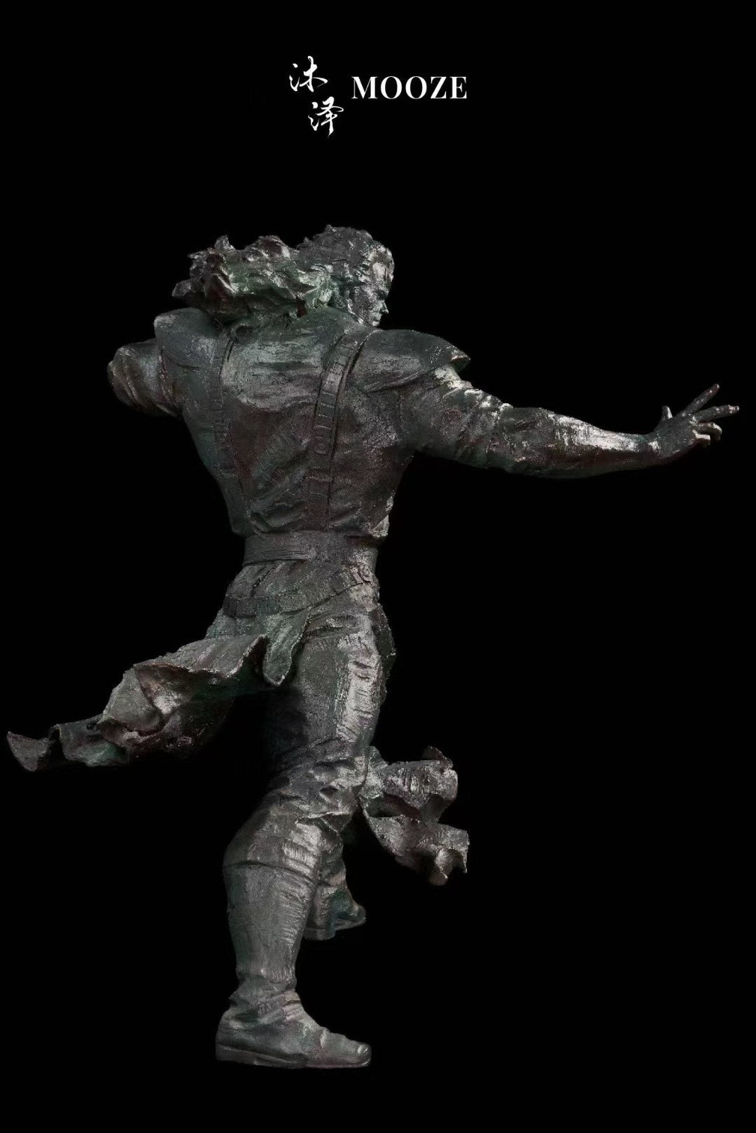 Fist of the North Star Licensed Metal Art Sculpture - Nanto Hakuroken Jinsei Shu - Image 1