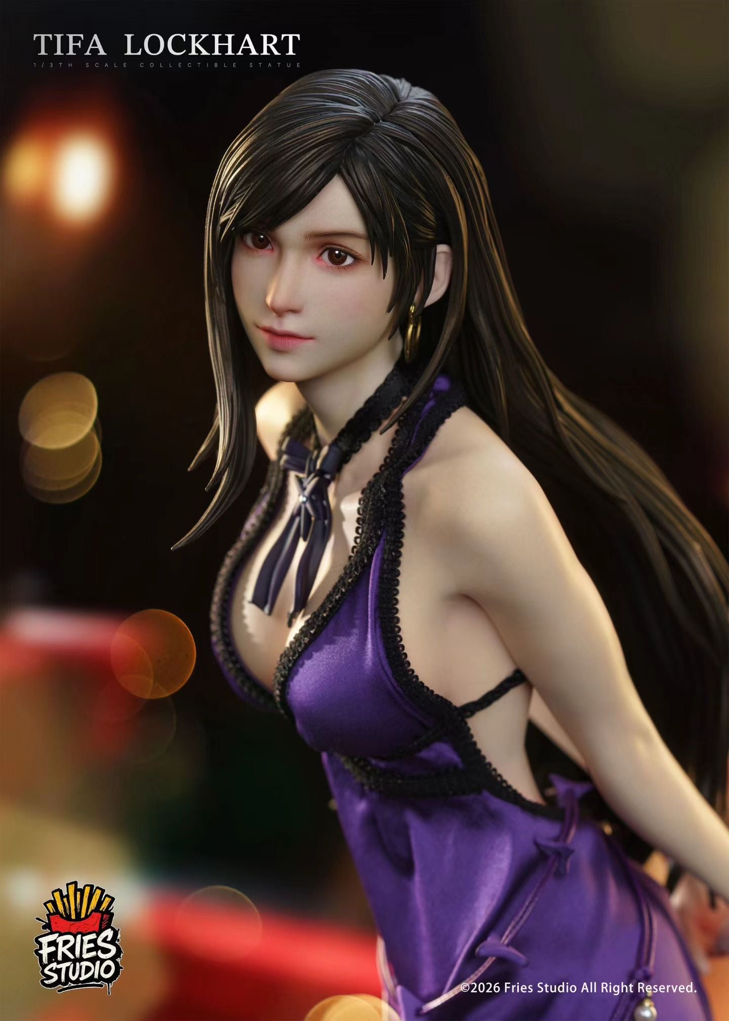 Fries Studios - Final Fantasy Purple Dress Tifa | 最终幻想 紫礼服 蒂法 - Image 7
