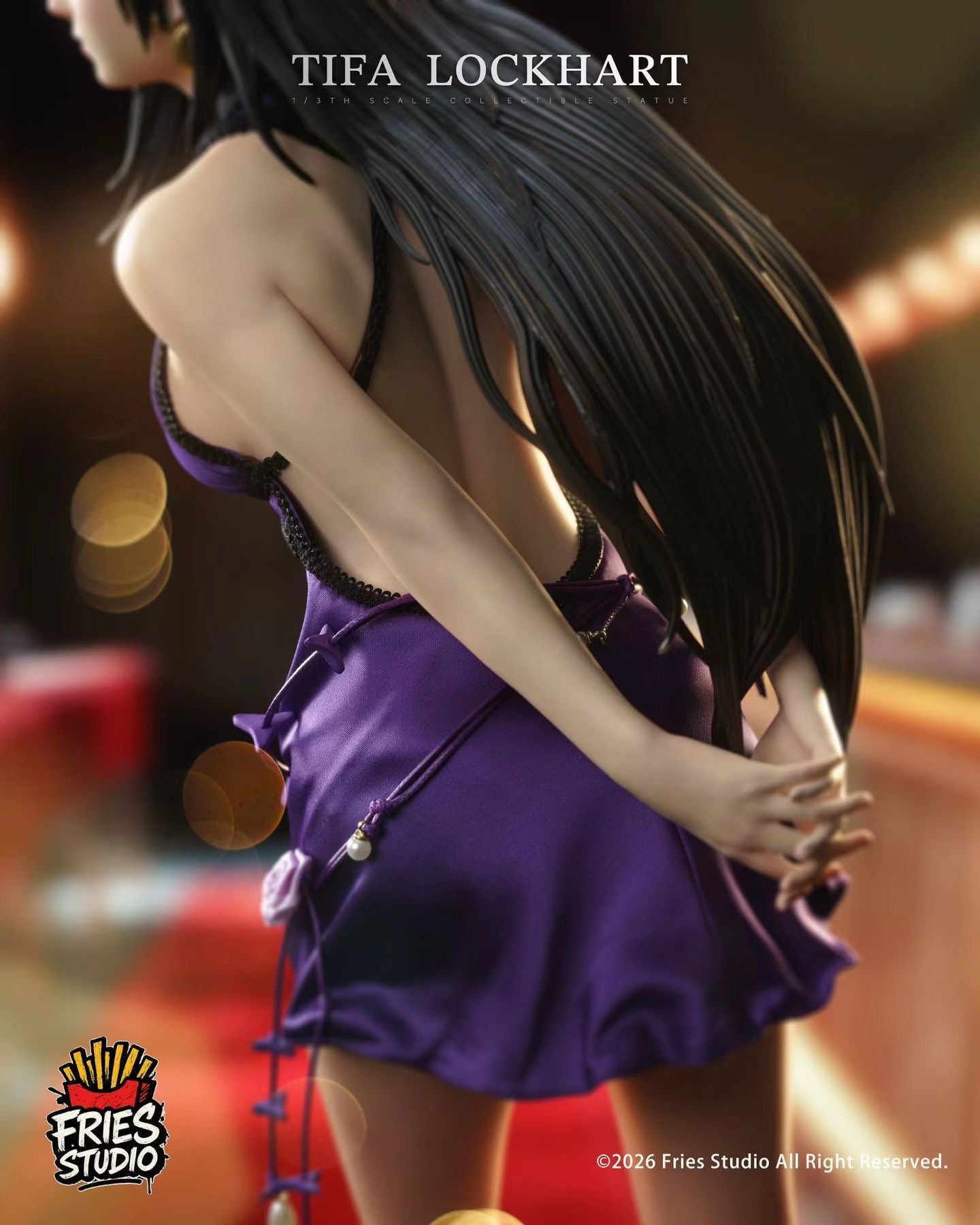 Fries Studios - Final Fantasy Purple Dress Tifa | 最终幻想 紫礼服 蒂法 - Image 4