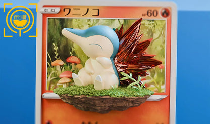 GEISHA Studio - GEISHA Card Series Generation 2 Starters Chikorita Totodile Cyndaquil | GEISHA瑰夏社 卡牌 第二世代 御三家 菊草叶 小锯鳄 火球鼠 - Image 5