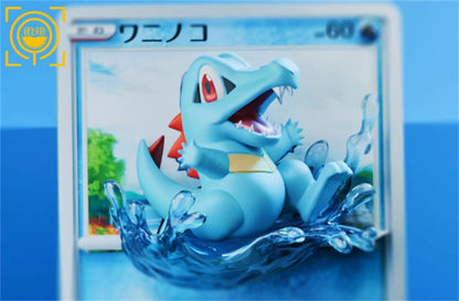 GEISHA Studio - GEISHA Card Series Generation 2 Starters Chikorita Totodile Cyndaquil | GEISHA瑰夏社 卡牌 第二世代 御三家 菊草叶 小锯鳄 火球鼠 - Image 2