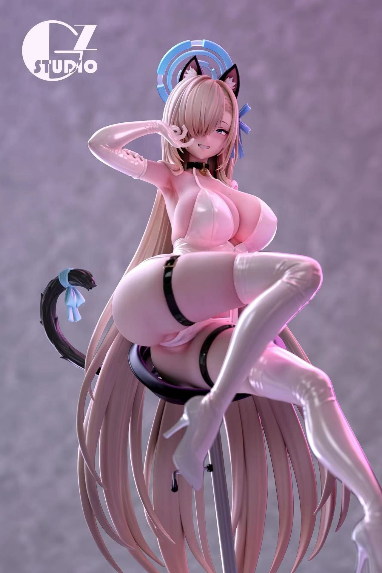 GZ Studio - Latex Cat Girl Asuna | 胶衣猫女郎 明日奈 - Image 8