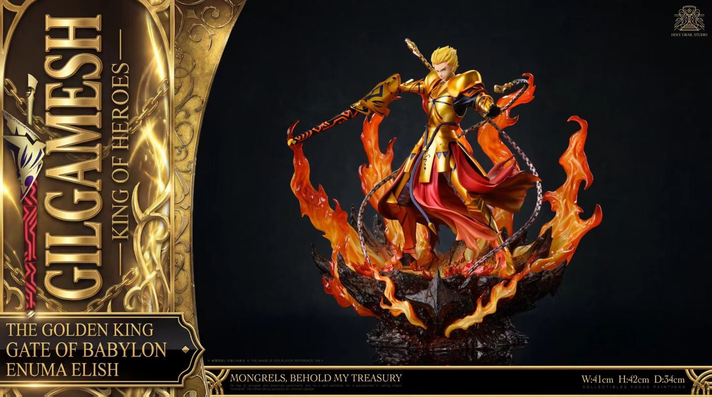 HG Studio - Fate Series Golden Sparkle Gilgamesh | Fate 系列 金闪闪 吉尔伽美什 - Image 1