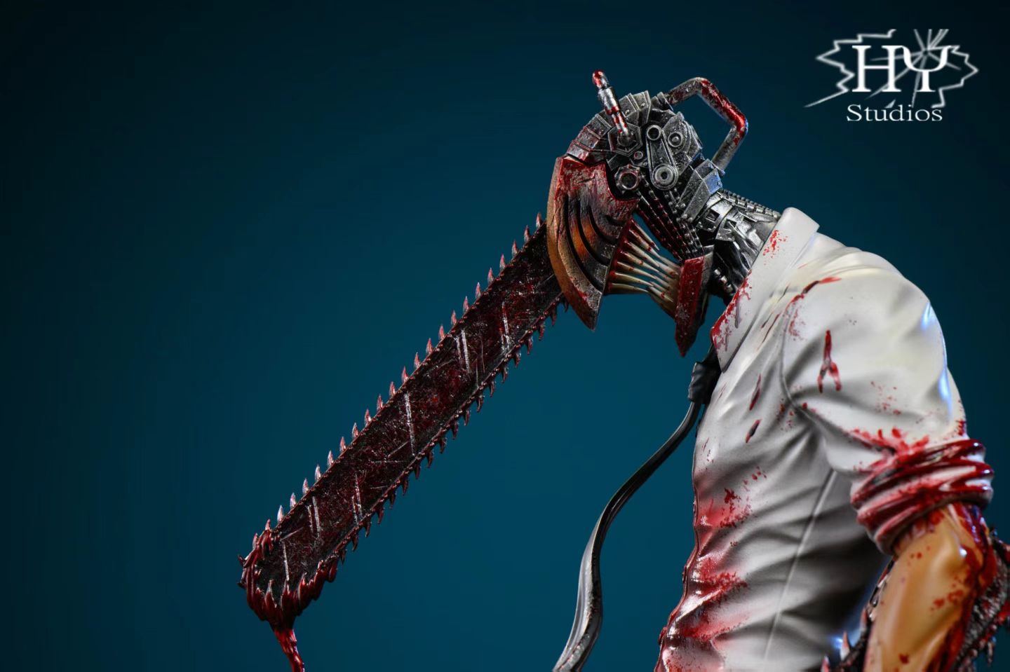 HY Studio - Chainsaw Man Denji Pochita 1/6 Figure | 电锯人 电次 波奇塔1/6 手办 - Image 1