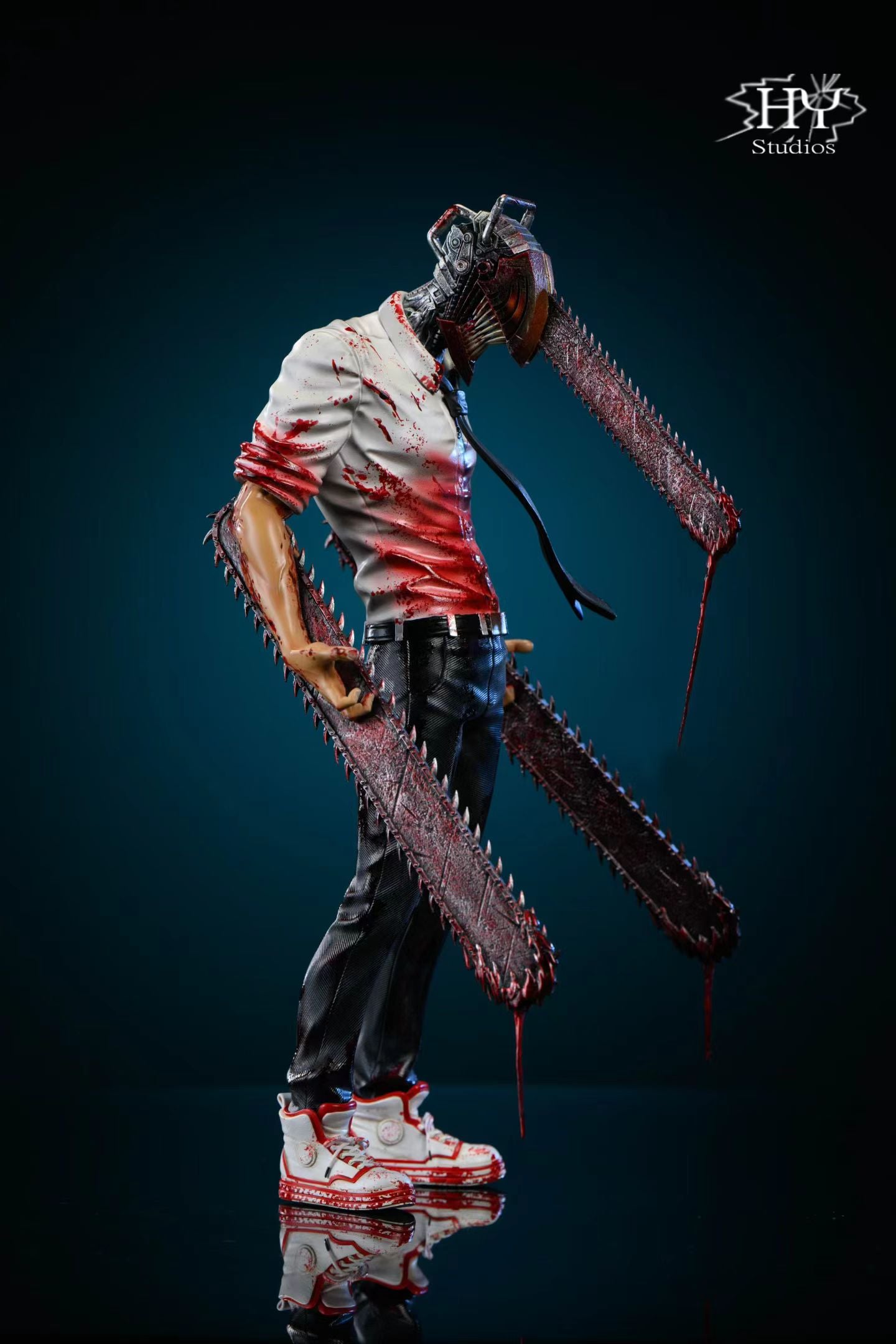 HY Studio - Chainsaw Man Denji Pochita 1/6 Figure | 电锯人 电次 波奇塔1/6 手办 - Image 5
