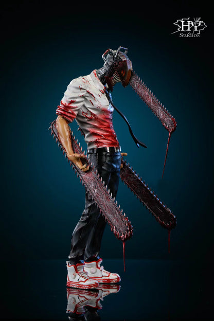 HY Studio - Chainsaw Man Denji Pochita 1/6 Figure | 电锯人 电次 波奇塔1/6 手办 - Image 5