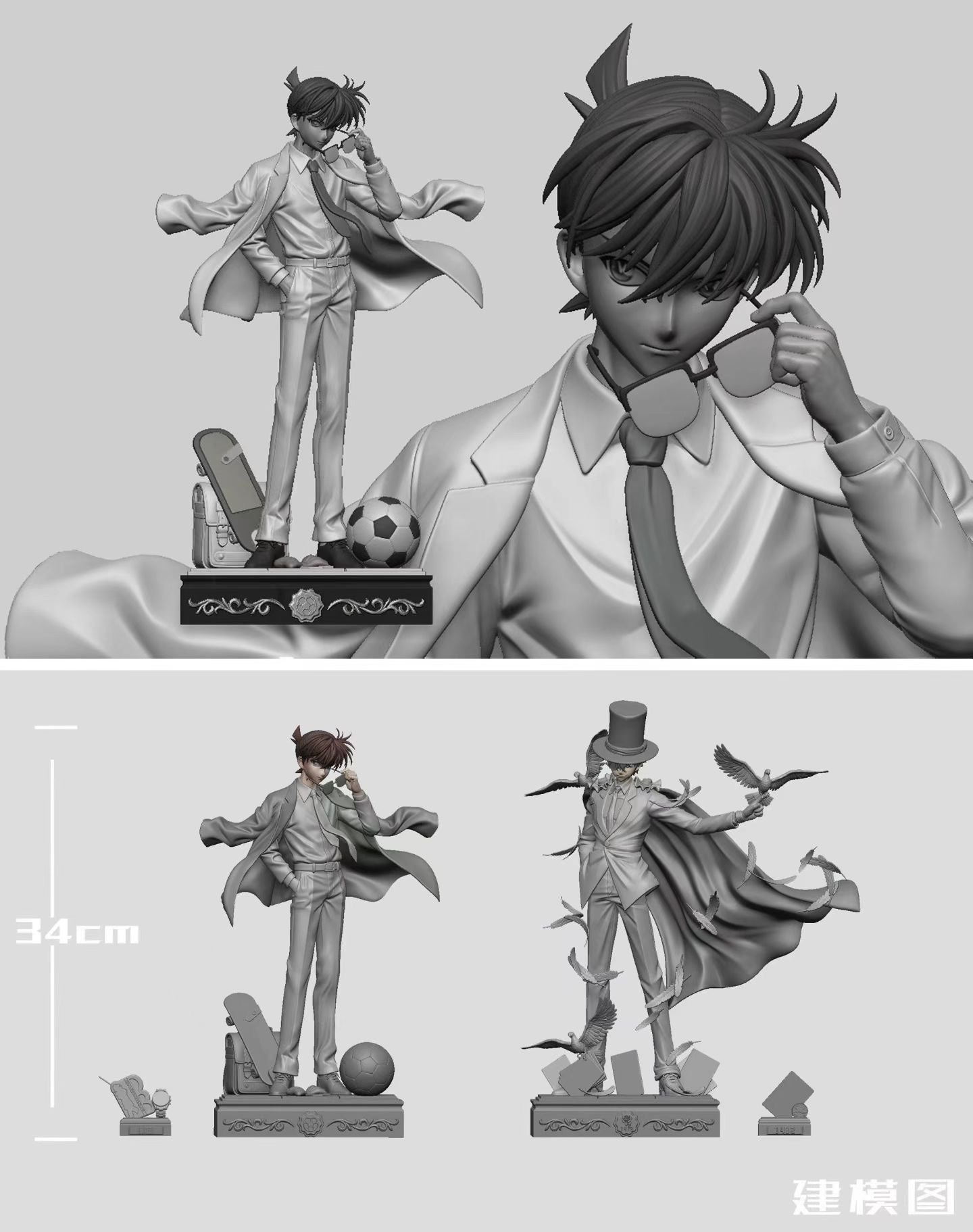 Hua Wu Studio - Detective Conan Shinichi Kudo | 名侦探柯南 工藤新一 - Image 2