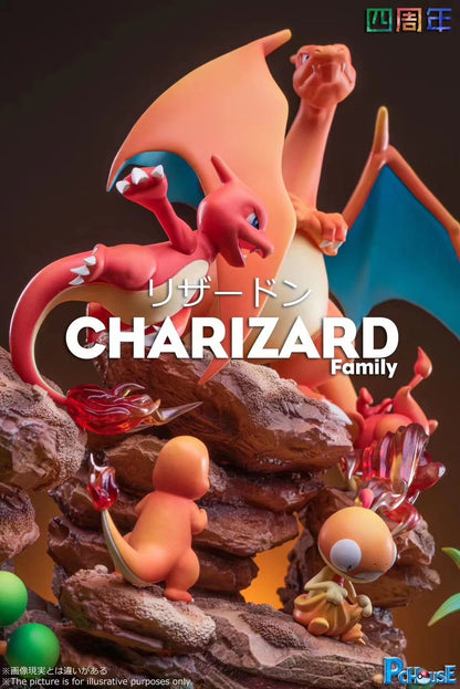 PcHouse Studio - Charizard Family | 喷火龙家族