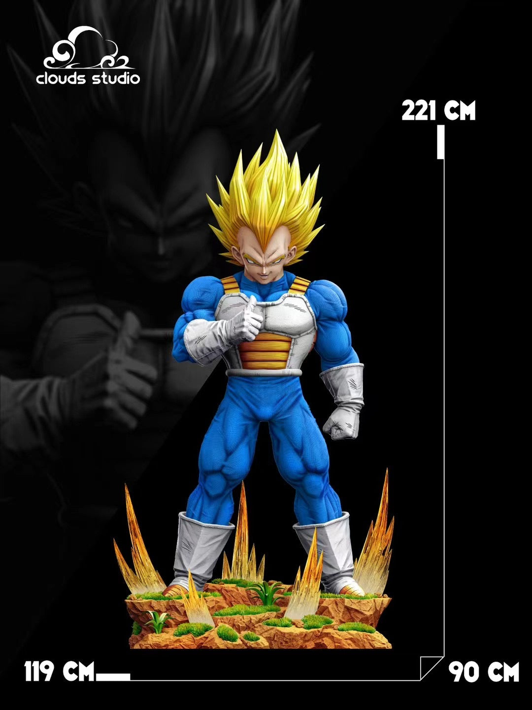 Clouds Studio - Vegeta 1/1 | 贝吉塔 1/1