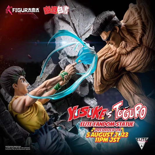 Figurama Studio - Licensed YuYu Hakusho Yusuke Urameshi VS Younger Toguro | 版权 幽游白书 浦饭幽助 VS 户愚吕