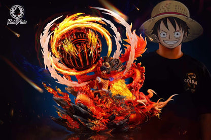 Ran Dian Studio - Great Fire Dragon vs Hellfire Luffy | 火龙大炬 vs 业火路飞