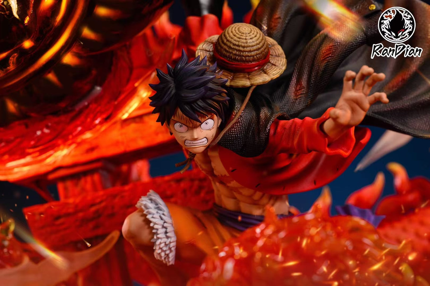 Ran Dian Studio - Great Fire Dragon vs Hellfire Luffy | 火龙大炬 vs 业火路飞