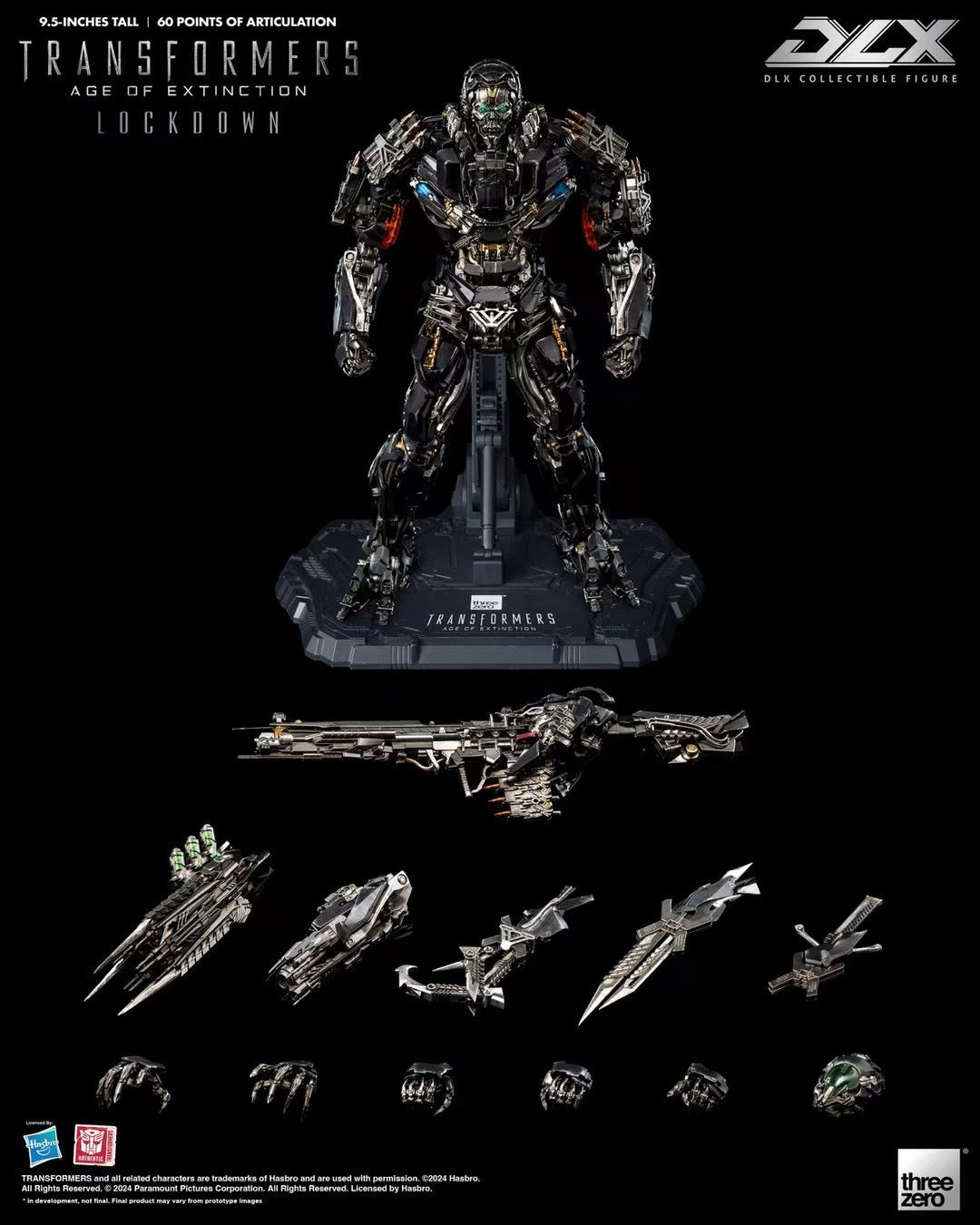 THREEZERO - Licensed Transformers: Age of Extinction DLX Lockdown | 版权 变形金刚绝迹重生 DLX 禁闭