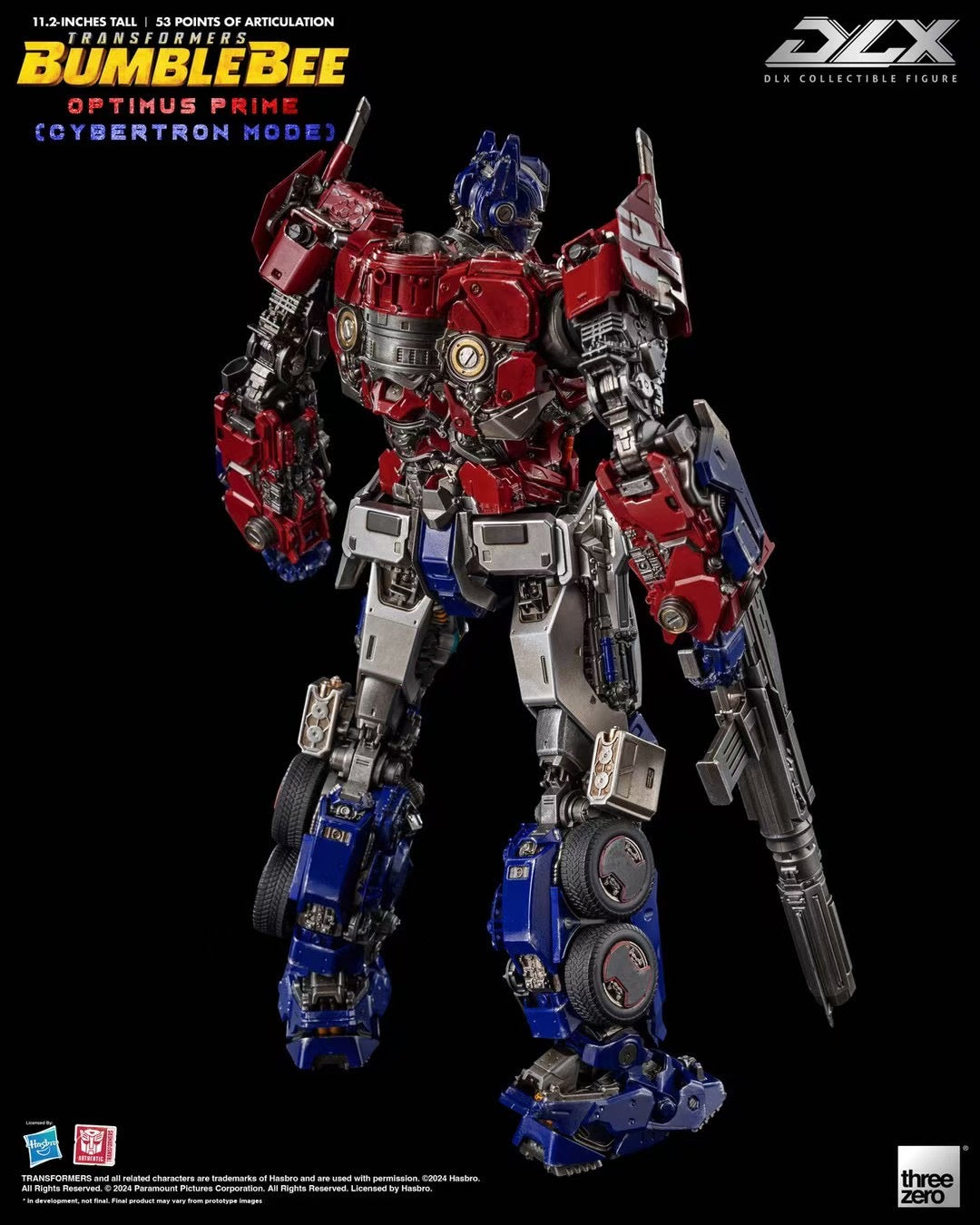 THREEZERO - Licensed Transformers: Bumblebee DLX DLX Optimus Prime in Cybertronian Mode | 版权 变形金刚大黄蜂 DLX 擎天柱 塞伯坦模式