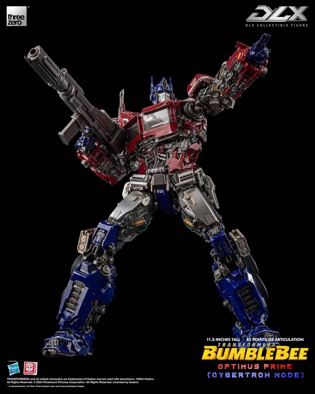 THREEZERO - Licensed Transformers: Bumblebee DLX DLX Optimus Prime in Cybertronian Mode | 版权 变形金刚大黄蜂 DLX 擎天柱 塞伯坦模式