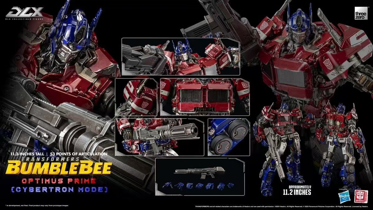 THREEZERO - Licensed Transformers: Bumblebee DLX DLX Optimus Prime in Cybertronian Mode | 版权 变形金刚大黄蜂 DLX 擎天柱 塞伯坦模式