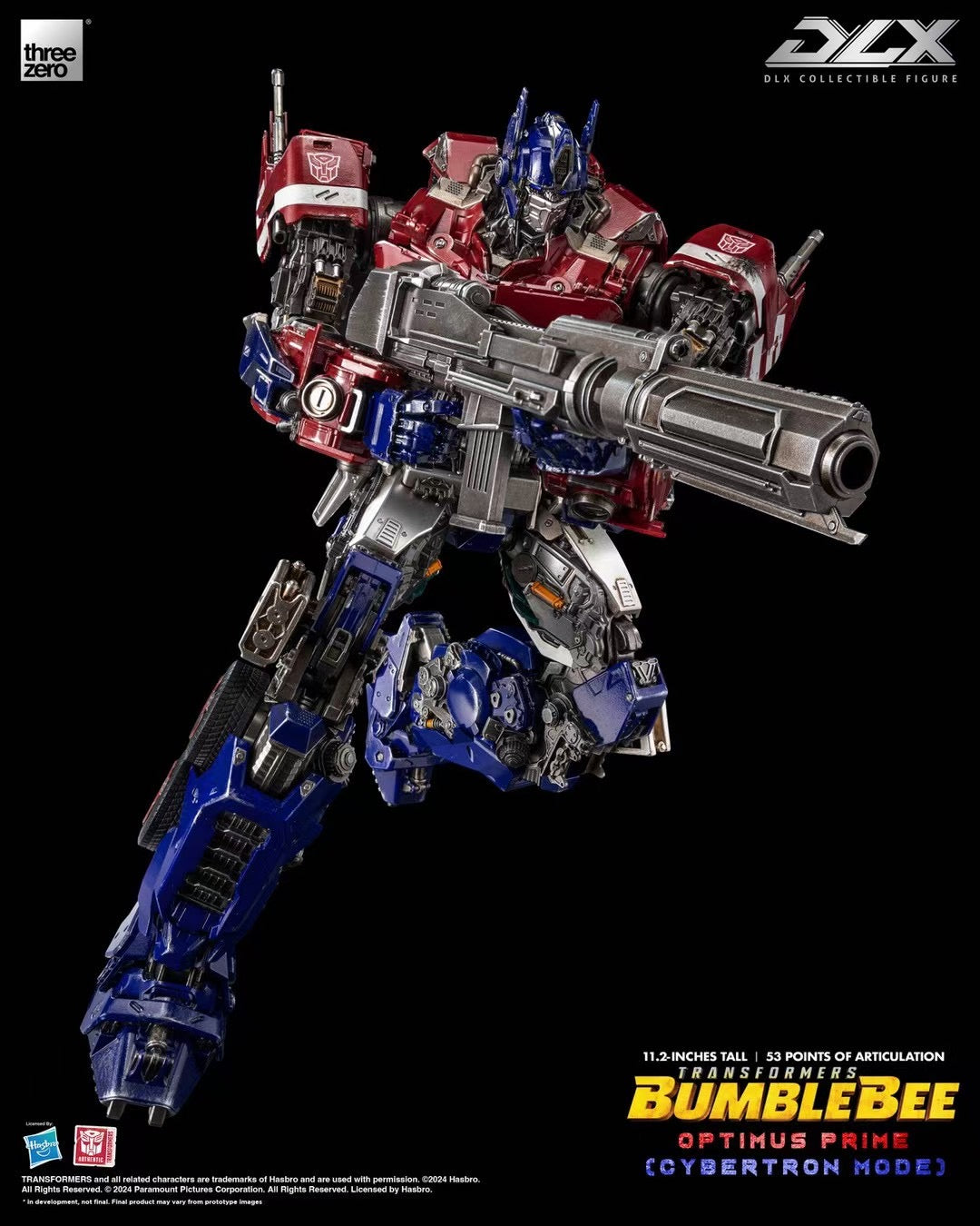 THREEZERO - Licensed Transformers: Bumblebee DLX DLX Optimus Prime in Cybertronian Mode | 版权 变形金刚大黄蜂 DLX 擎天柱 塞伯坦模式