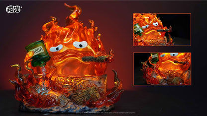 LongMiao Studio - Howl’s Moving Castle Drinking Calcifer | 哈尔的移动城堡 喝酒卡尔西法