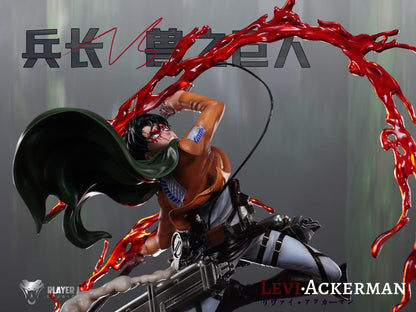 Player 1 Studio - Custom Order Levi Ackerman vs Beast Titan | 私定 阿克曼 利威尔 兵长 vs 兽之巨人