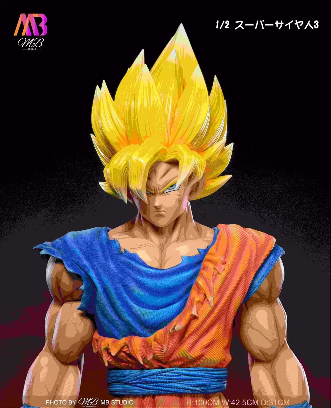 MB Studio - 1/2 Super Saiyan 3 Goku | 1/2 超三悟空